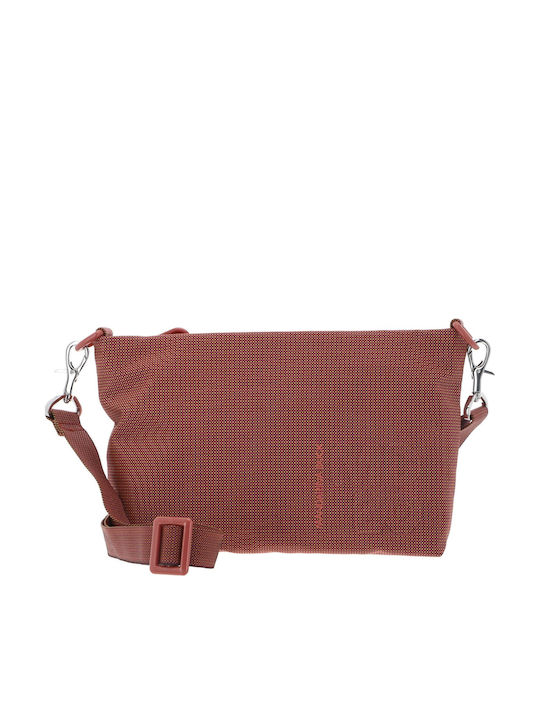 Mandarina Duck Stoff Damenhandtasche Schulter Burgundisch