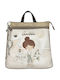 Fabric Women's Multicolour Backpack