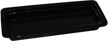 Tavă Buffet Gastronorm Culinaro Porțelan Gn 2/4-60 530x162x60mm 2.5lt Neagră