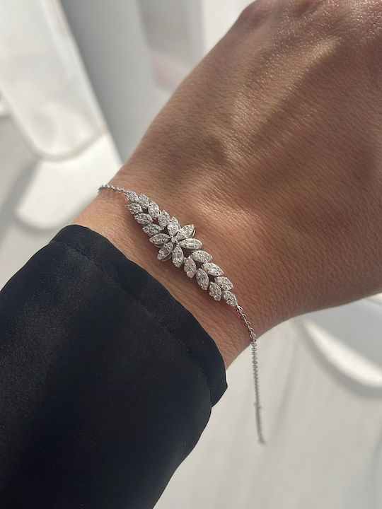Damen Armband aus Silber mit Zirkon