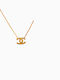 14K Gold Necklace Zircon Weight 1.20gr