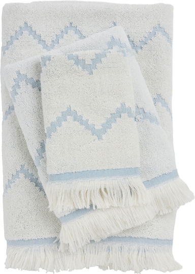 Das Home Handtuch-Set 3 Stück Best Dusty Blue Gewicht 450gr/m²