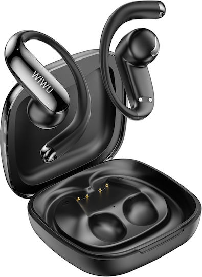 Wiwu Ai303 Earbud Bluetooth Handsfree Ακουστικά με Θήκη Φόρτισης Μαύρα