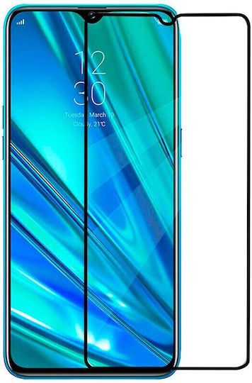 0.33mm Full Glue Full Face Tempered Glass Black (Realme 5i)