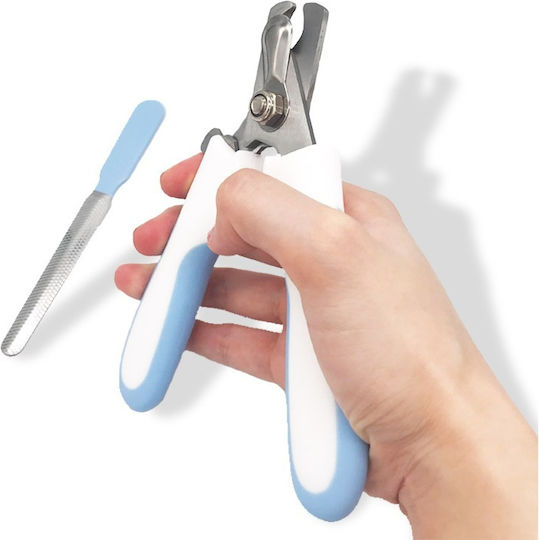 Ideaplus Pet Hundekrallenschere Nagelknipser Metall Trimmer-Hellblau
