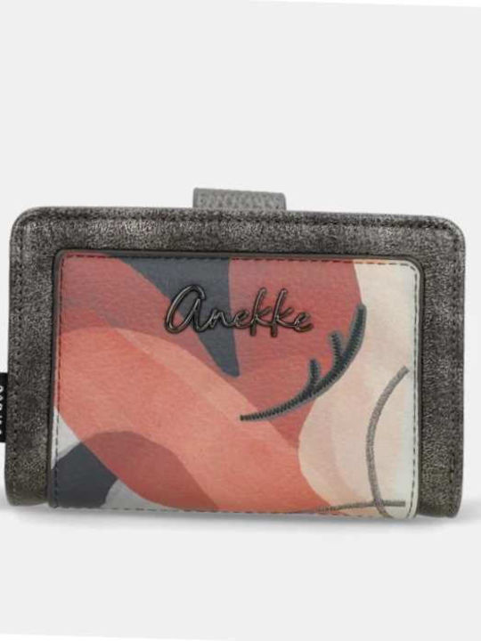 Small Fabric Women's Card Wallet with RFID Beige