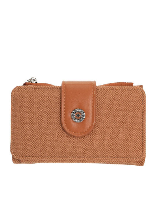 Bag to Bag Kids Wallet with Zipper Brown