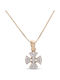 Ortaxidis Rose Gold Cross 14K with Chain