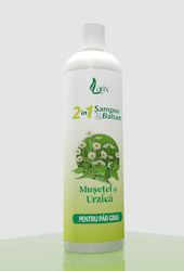 Șampon 2-în-1 Pentru Păr Gras Mușețel și Urzică 250ml
