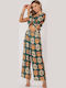 Women's Satin Trousers Green
