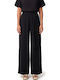 Women's Pantaloons with Rubber Band Black