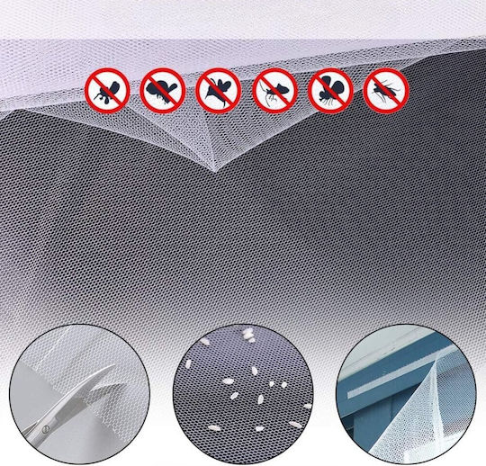 Net Insect Protective Σίτα Παραθύρου με Σκρατς Σταθερή 180x150cm