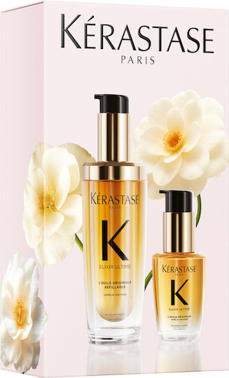 Kérastase Elixir Ultime Σετ Περιποίησης Μαλλιών Αναδόμησης & Θρέψης με Λάδι 2τμχ