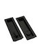 Convex Σειρά 1507zsaf-s19s19 Χούφτα Πόρτας Μαύρη 50mm 1507ZSAF-S19S19