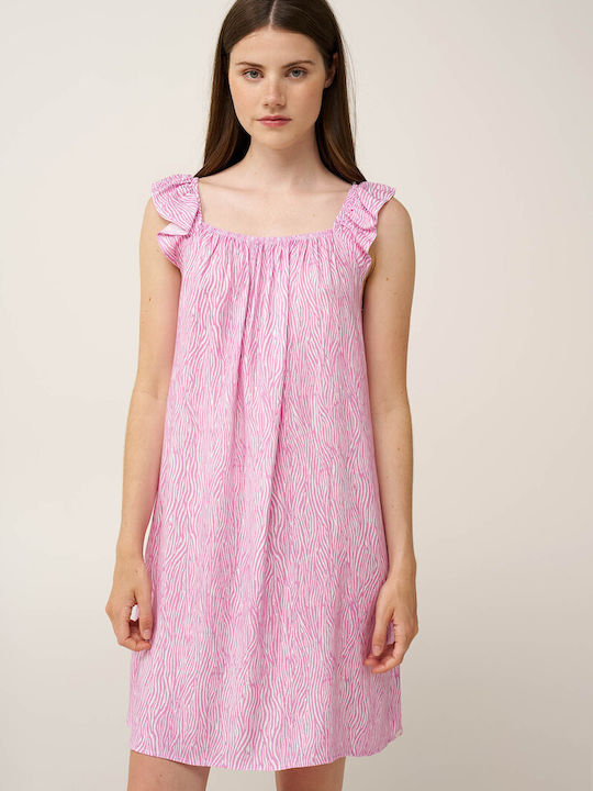 Vamp Summer Women's Nightgown Pink Flirt
