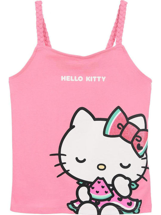 Παιδική Μπλούζα Αμάνικη Ροζ Hello Kitty