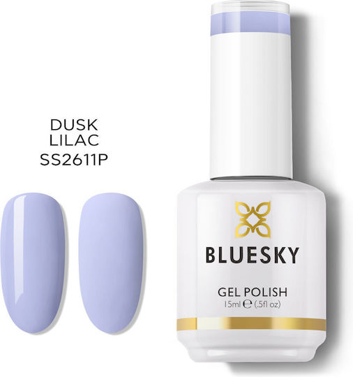 Bluesky Полутрайно Лак За Нокти Dusk Лилав 15мл