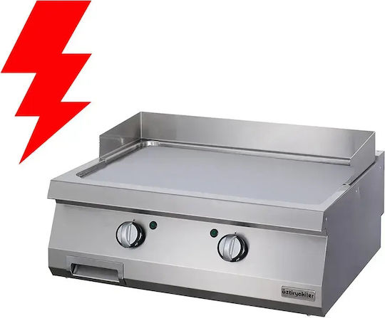 Oztiryakiler Elektrisches Kommerzielle Flachgrill 80x70x28cm 9kW mit Chromplatte