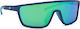 Centrostyle Mask Kids Sunglasses with Blue Mirror Lens