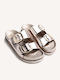 Women's Flat Sandals Beige