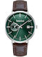 Timberland Ανδρικό Ρολόι 42mm Μπαταρίας με Καφέ Δερμάτινο Λουράκι