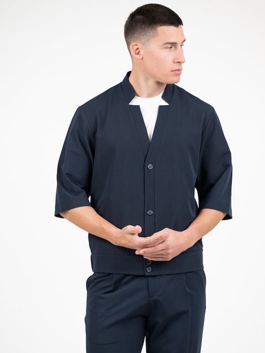 Vittorio Artist Overshirt Long Sleeve Shirt Blue