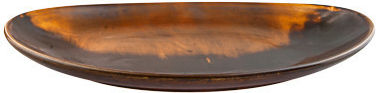 Raki Indy Servierplatte Oval aus Porzellan Braune
