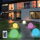 Solar Light Ball RGB with Remote Control IP65 20x20cm