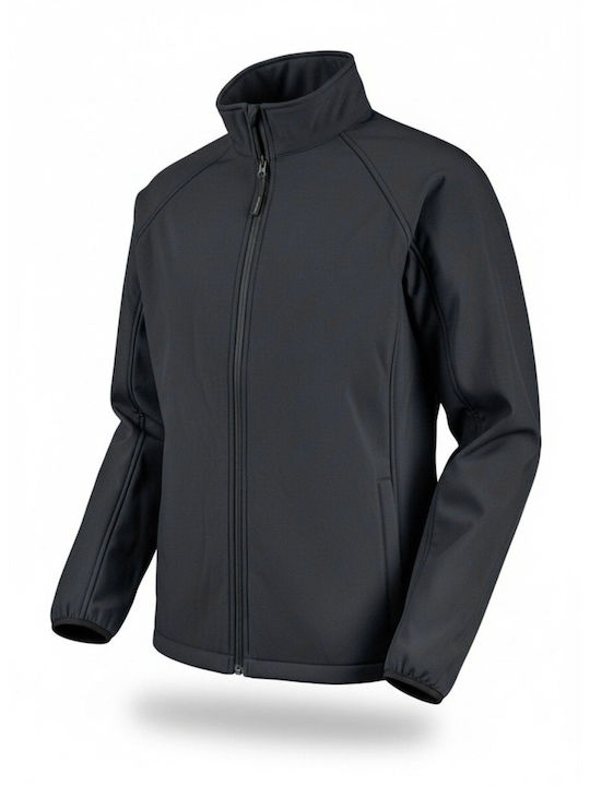 Active Gear Active Gear Arbeitsjacken Reflektierend Beheizt Softshell für Winter mit Fleece-Futter und Kapuze Schwarz Active Gear Active Gear Arbeitsjacken Reflektierend Beheizt Softshell für Winter mit Fleece-Futter und Kapuze Schwarz