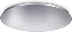 Rosone D1050 Lampenfuß Für Hängelampen 25 Leuchten Metallisch Chrom