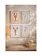 Gemälde Rahmen Design Meereslandschaft 30x1,5x40cm Blau Kaeming