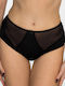 High Waist Women's Brief Black