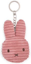 Miffy Corduroy Pink Flat Keychain Eco Dusty Pink 24205067