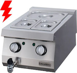 Oztiryakiler Elektrisches Kommerzielles Bain Marie mit 1kW Leistung und Gastronorm-Behälter Kapazität xGN1/1 Oztiryakiler Elektrisches Kommerzielles Bain Marie mit 1kW Leistung und Gastronorm-Behälter Kapazität xGN1/1
