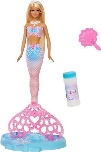 Barbie Bubble Sparkle Mermaid Κούκλα για 4+ Ετών