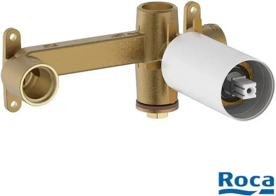 Roca Ona Μίκτης Μπαταρίας Εντοιχισμού για Νιπτήρα Λευκός