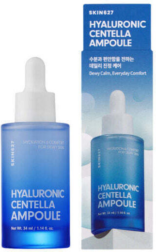 SKIN627 Hyaluron Centella Soothing & Moisturizing Face Serum with Centella Asiatica & Hyaluronic Acid 34ml
