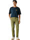 Παντελόνι Chino σε Tapered Γραμμή Washed-army-green