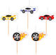 Κεράκια Mini Race Cars 5τμχ