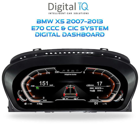 Digital IQ Auto-Audiosystem Für BMW X5 (E70) / X6 (E71) 2007-2013 Mit Touchscreen 12.3"