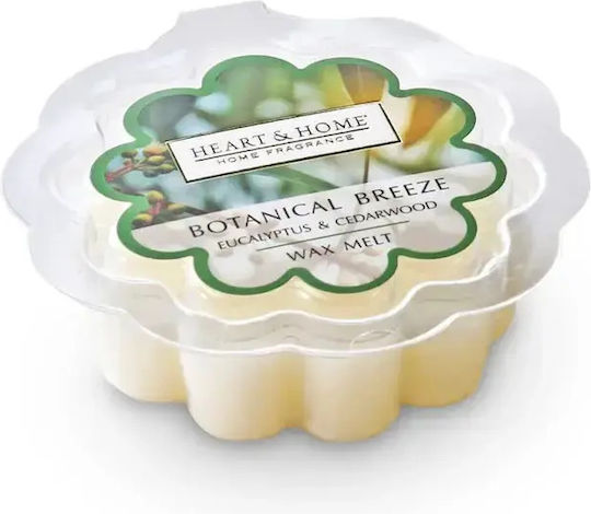 Heart & Home Αρωματικό Wax Melt Botanical Breeze με Άρωμα Ευκάλυπτος 26gr