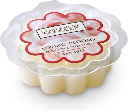 Heart & Home Ароматно Разтопяване на Восък Loving Blooms с Аромат на Роза 26гр
