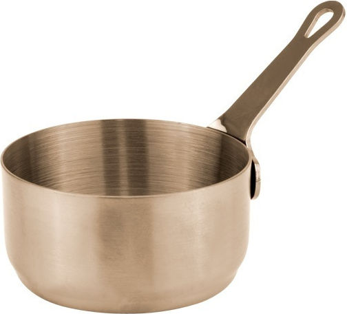 Raki Μπωλ Σερβιρίσματος για Ντιπ Στρογγυλό Inox Καφέ