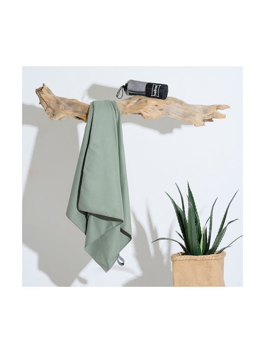 Melinen Gym Towel Microfiber Green 50x90cm