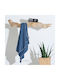 Melinen Fitnesshandtücher mit Mikrofaser Grau 50x90cm