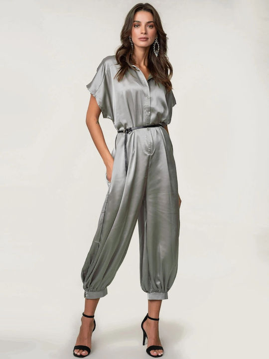 Rock Club Women’s Khaki One-piece Jumpsuit