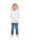 Kids Casual Sleeveless Jacket White