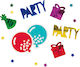 Colorful Party Shapes Birthday Foil Confetti 34gr