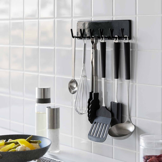 Yamazaki Wall Shelf Inox 25x6cm Black