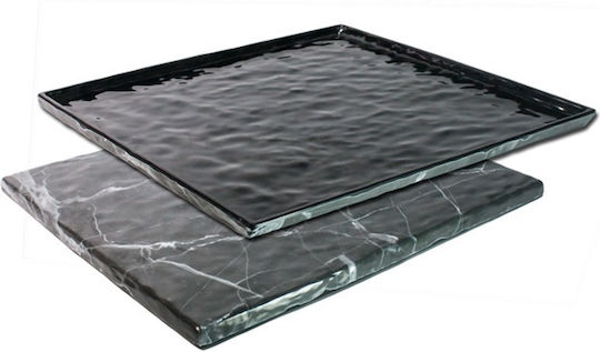 Raki Melamine Serving Platter Made of Marble 32.5x26.5x1cm